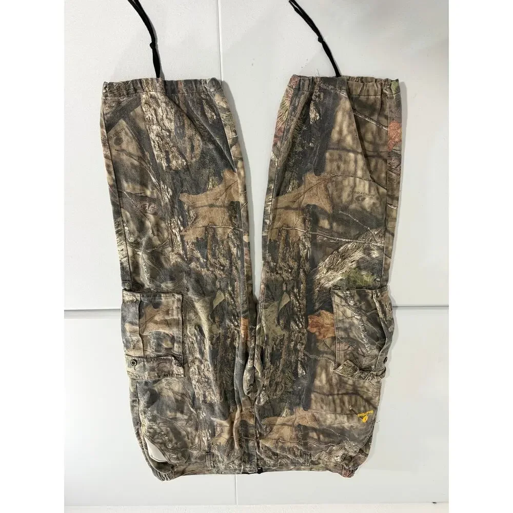Mossy Oak Mens XXXL Camo Hunting Pants Elastic Waist Cargo Pockets